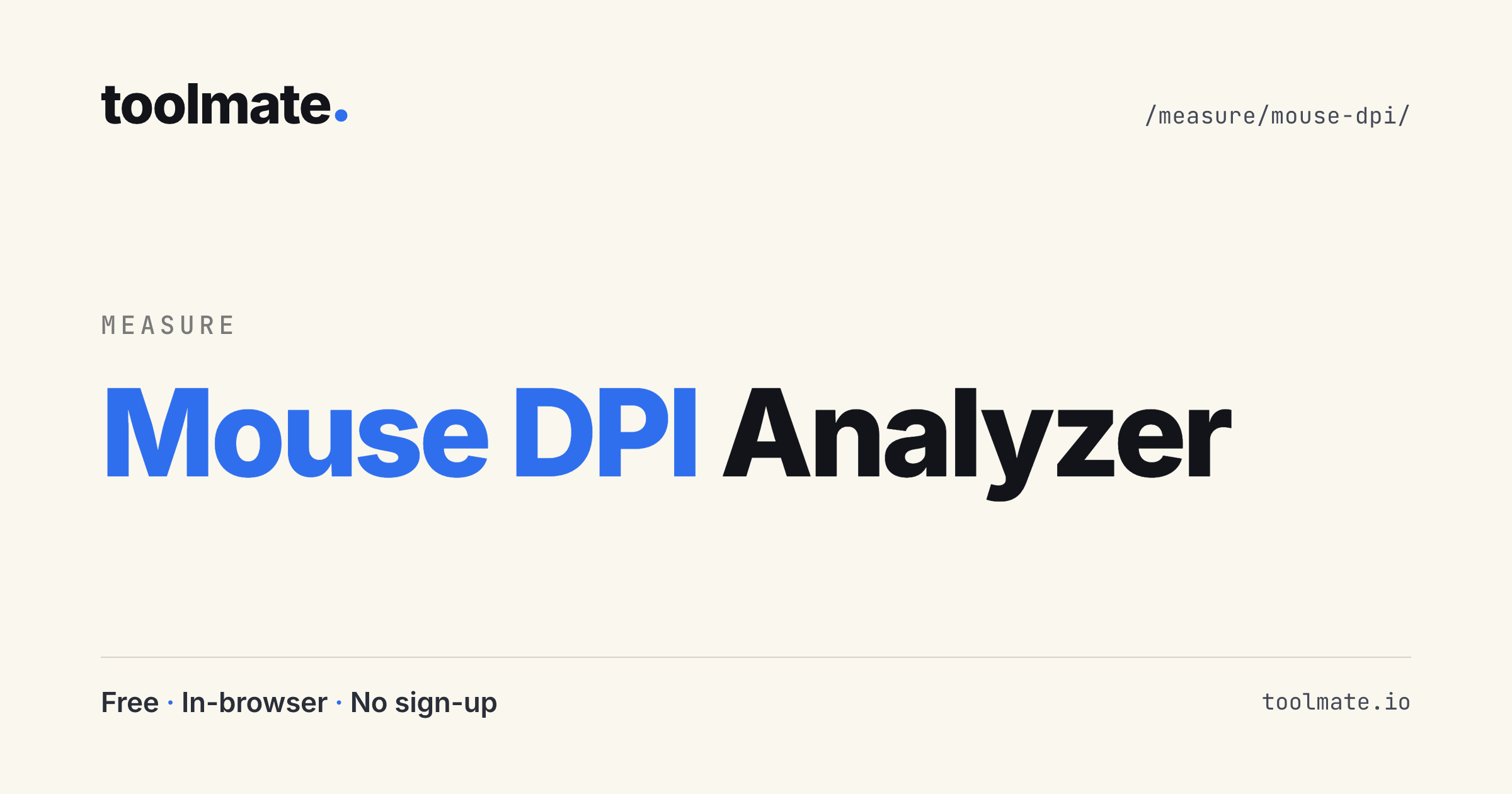 Dpi Testing Mouse DPI Test — Measure Your Real DPI · toolmate